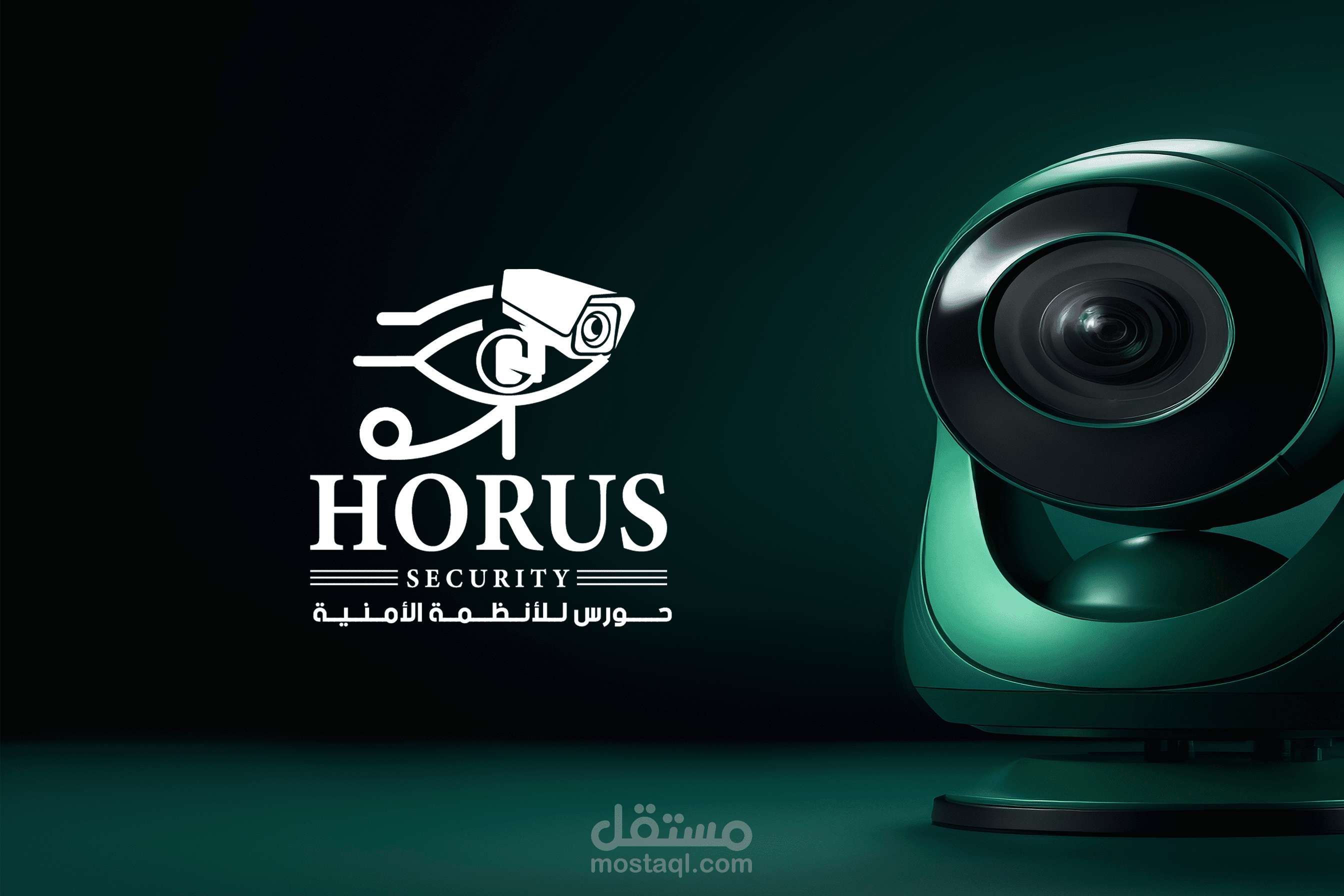 شعار شركة حورس للانظمة الأمنية