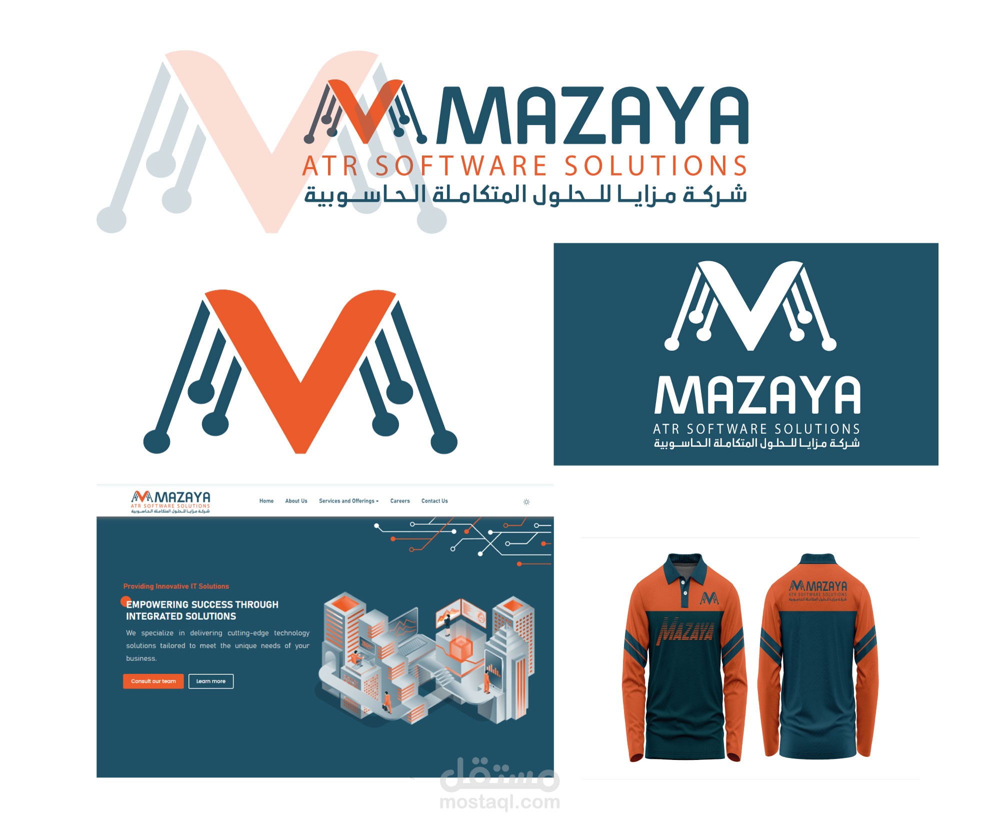 شعار شركة mazaya