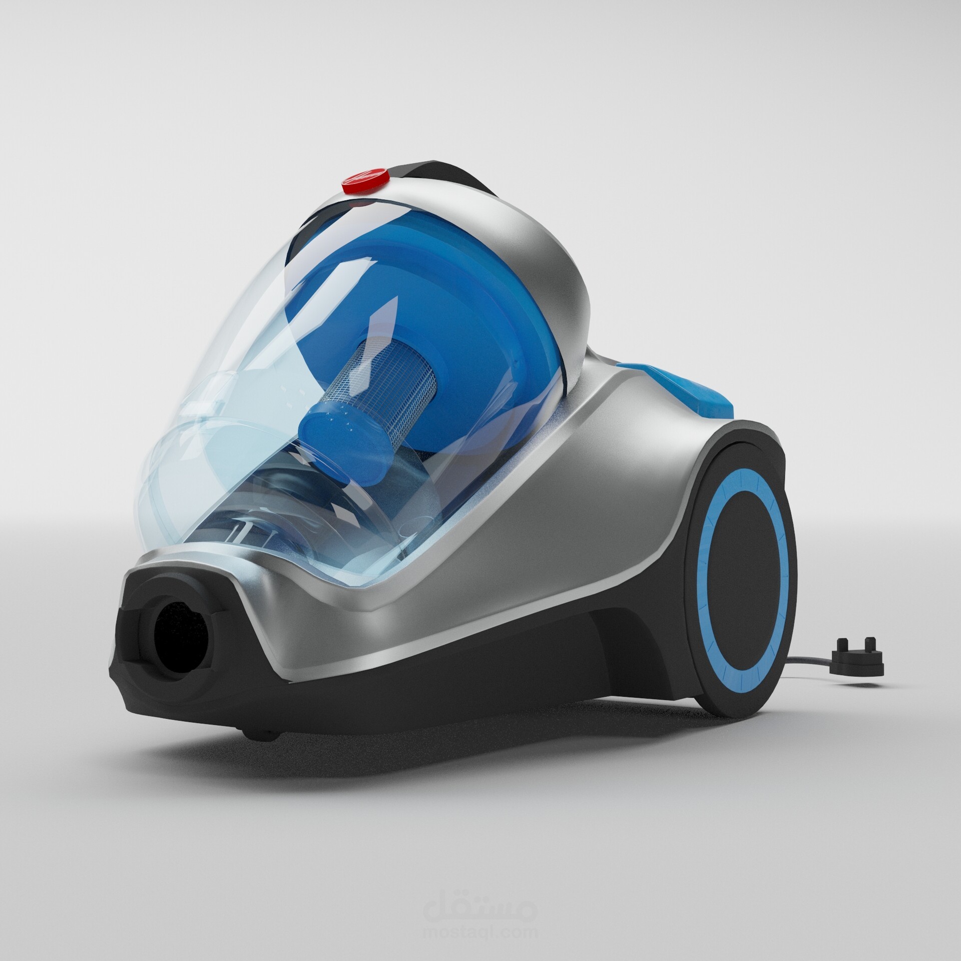 نموذج 3D لمكنسة كهربائية من نوع Hoover