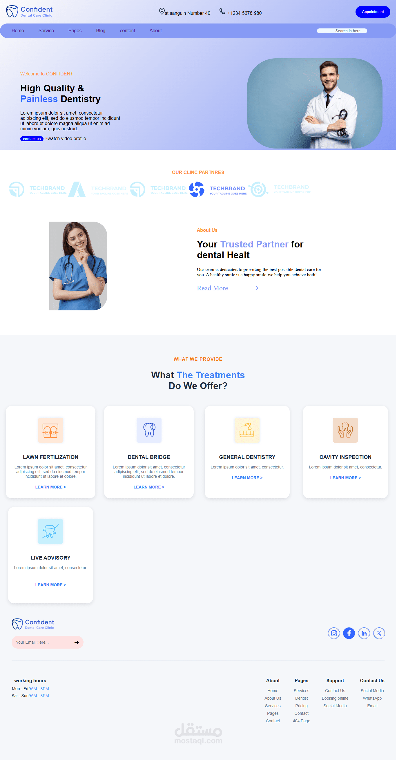 Landing page-Confident Dental Care Clinic