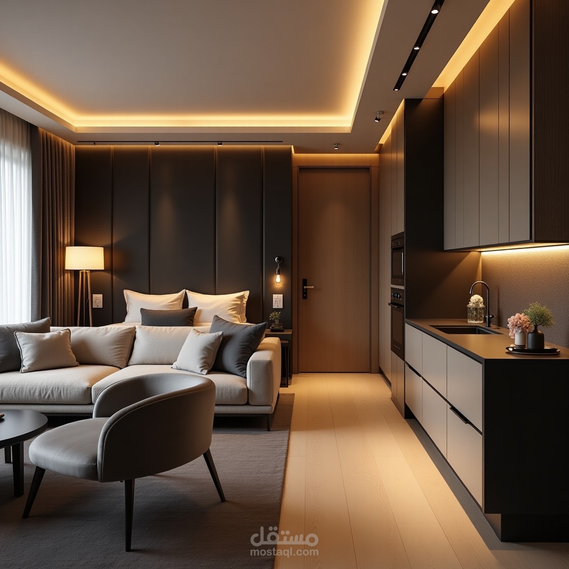 تصميم إعلان بصري لشقق فندقية