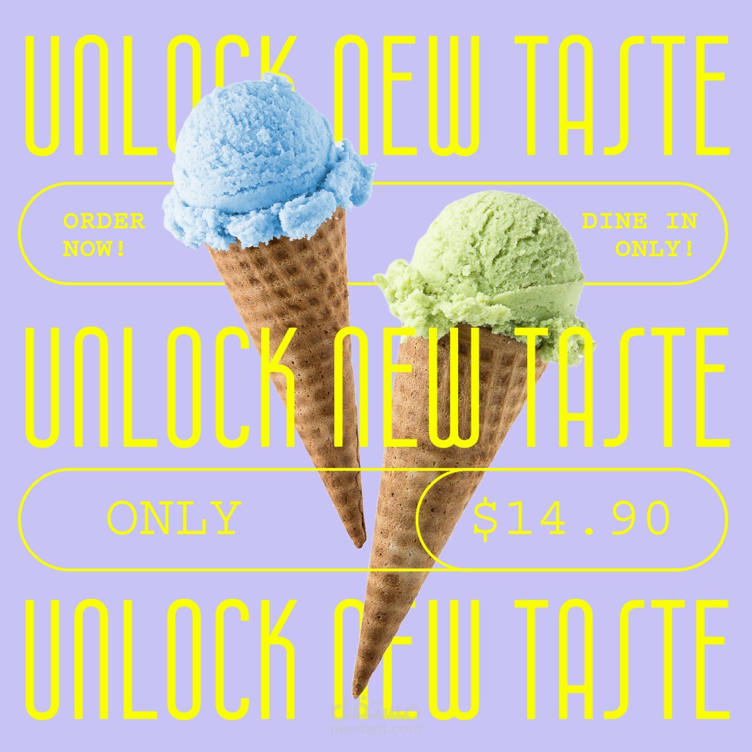 تصميم هويه وبوسترات سوشيال ميديا لمتجر