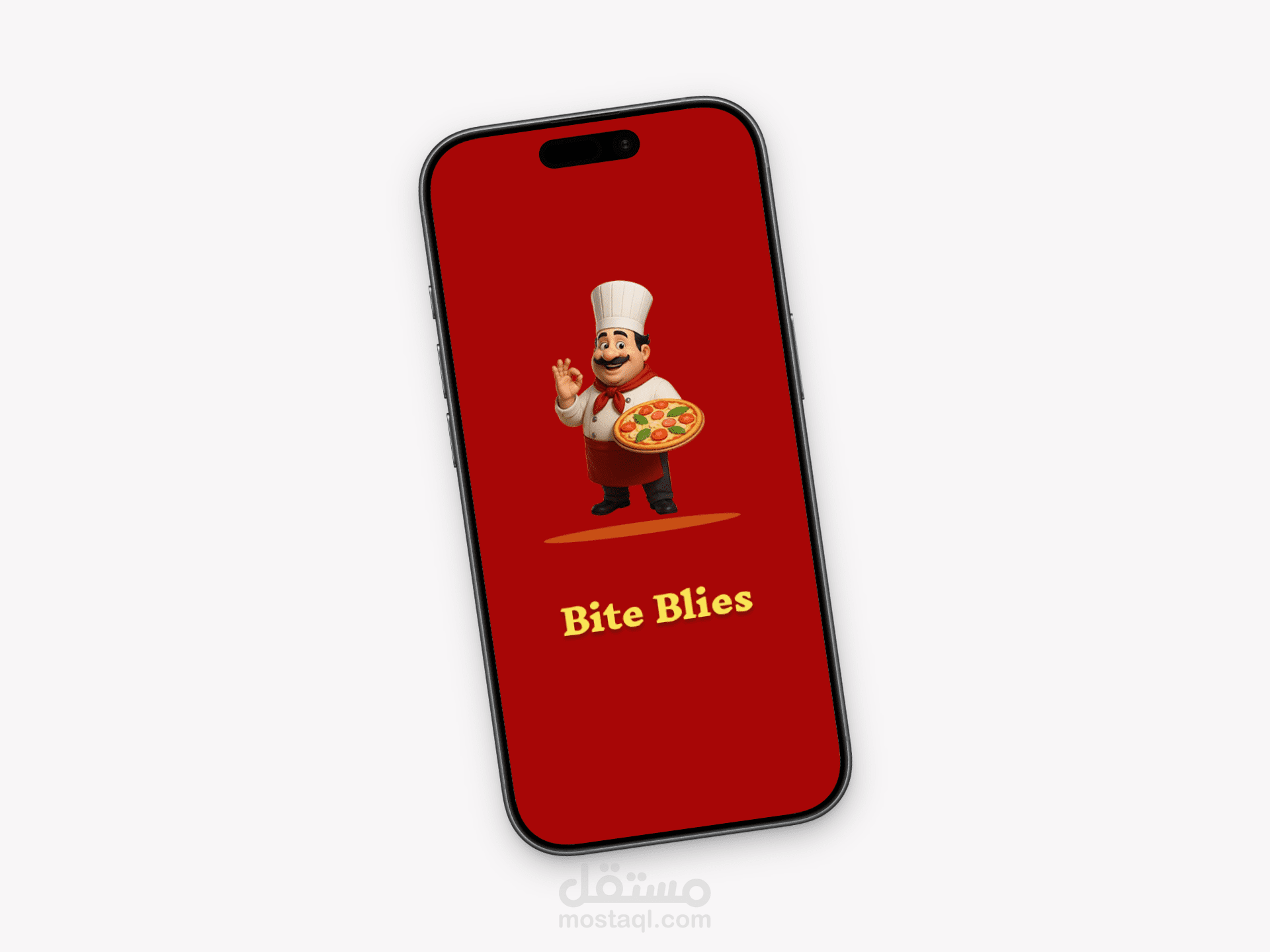 تطبيق Bite Blies - تصميم واجهة وتجربة مستخدم (UI/UX) لتطبيق طلب الطعام.