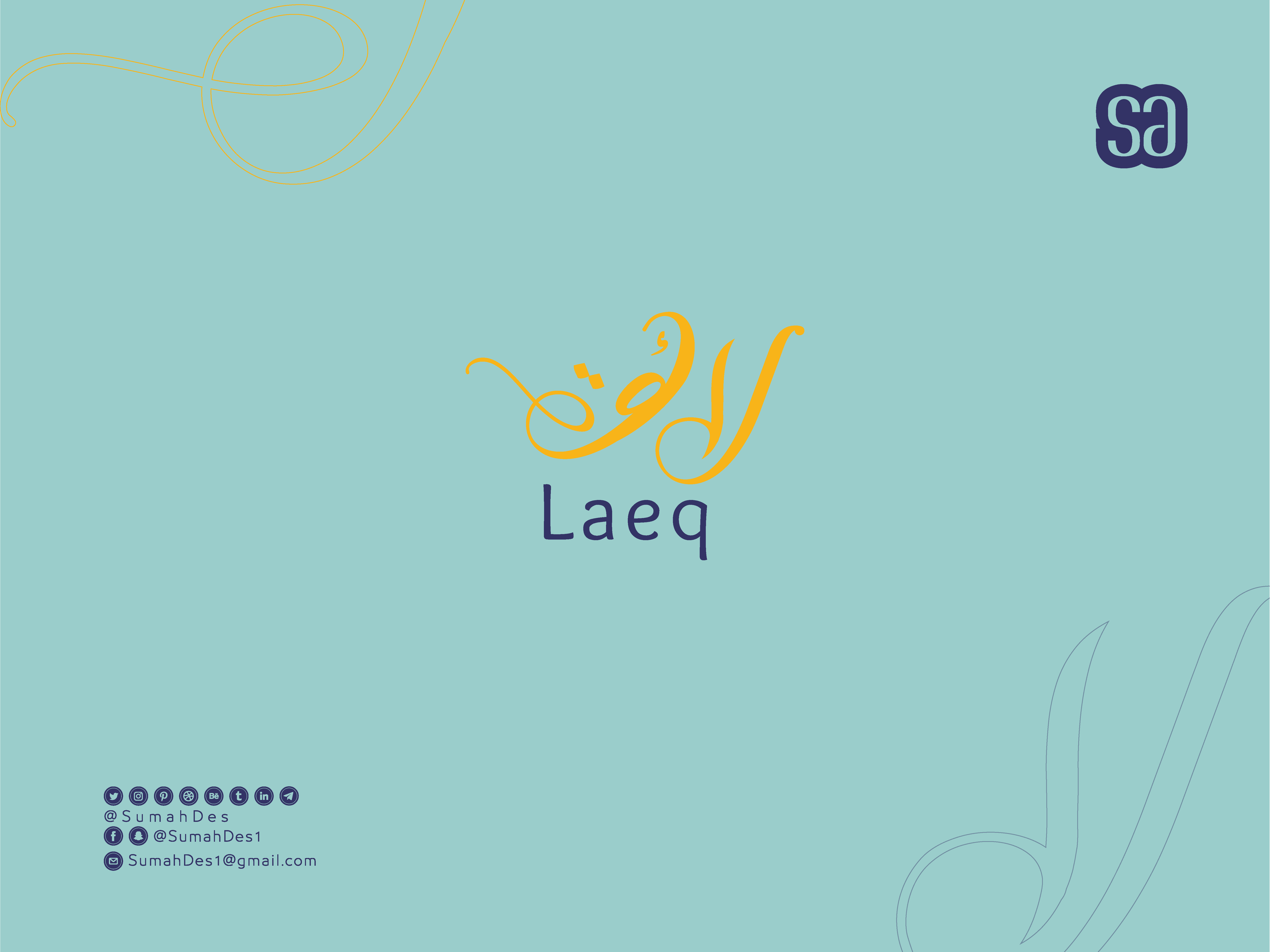 calligraphic/typographic logo