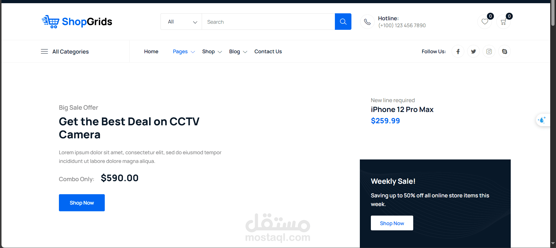 برمجة وتطوير متجر إلكتروني متعدد التجار باستخدام Laravel (Multi-Vendor Ecommerce Platform)