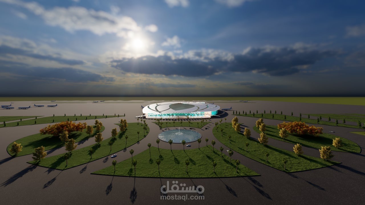 تصميم مطار دولي / محلي