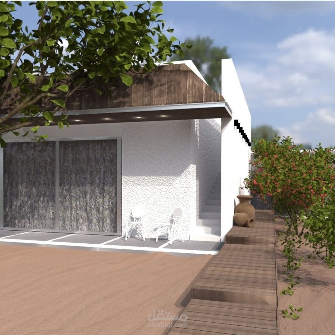 تصميم خارجي لشاليه