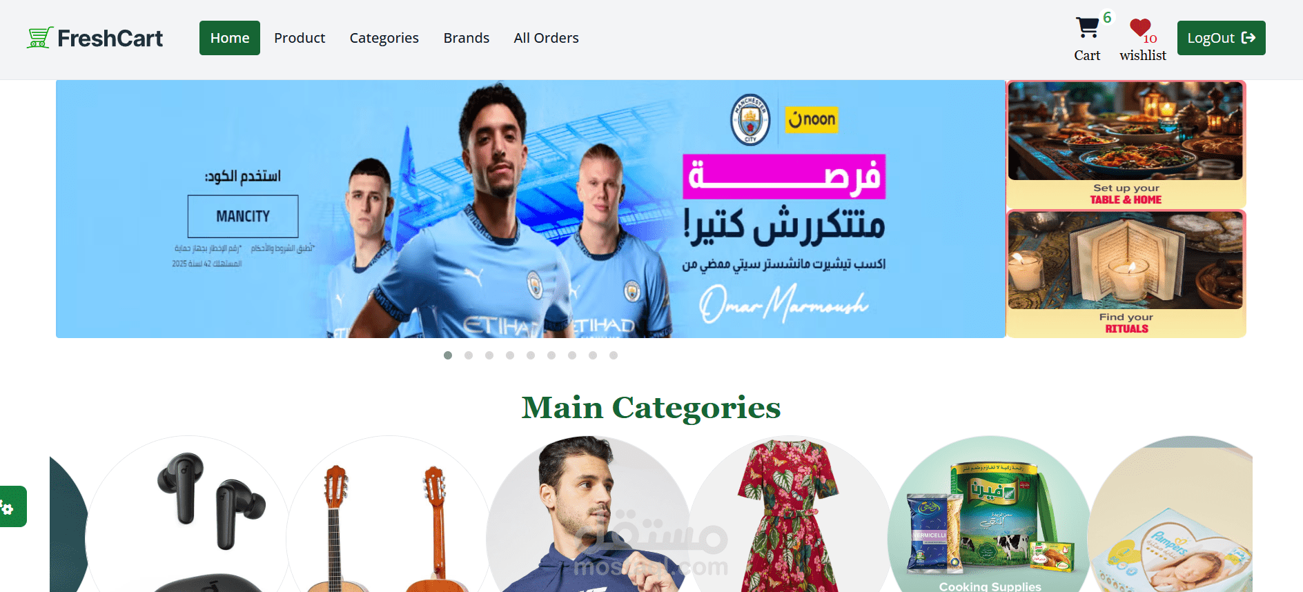 e-commerce( Freshcart)