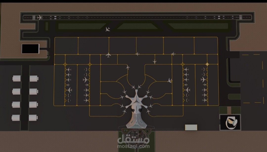 تصميم مطار دولي