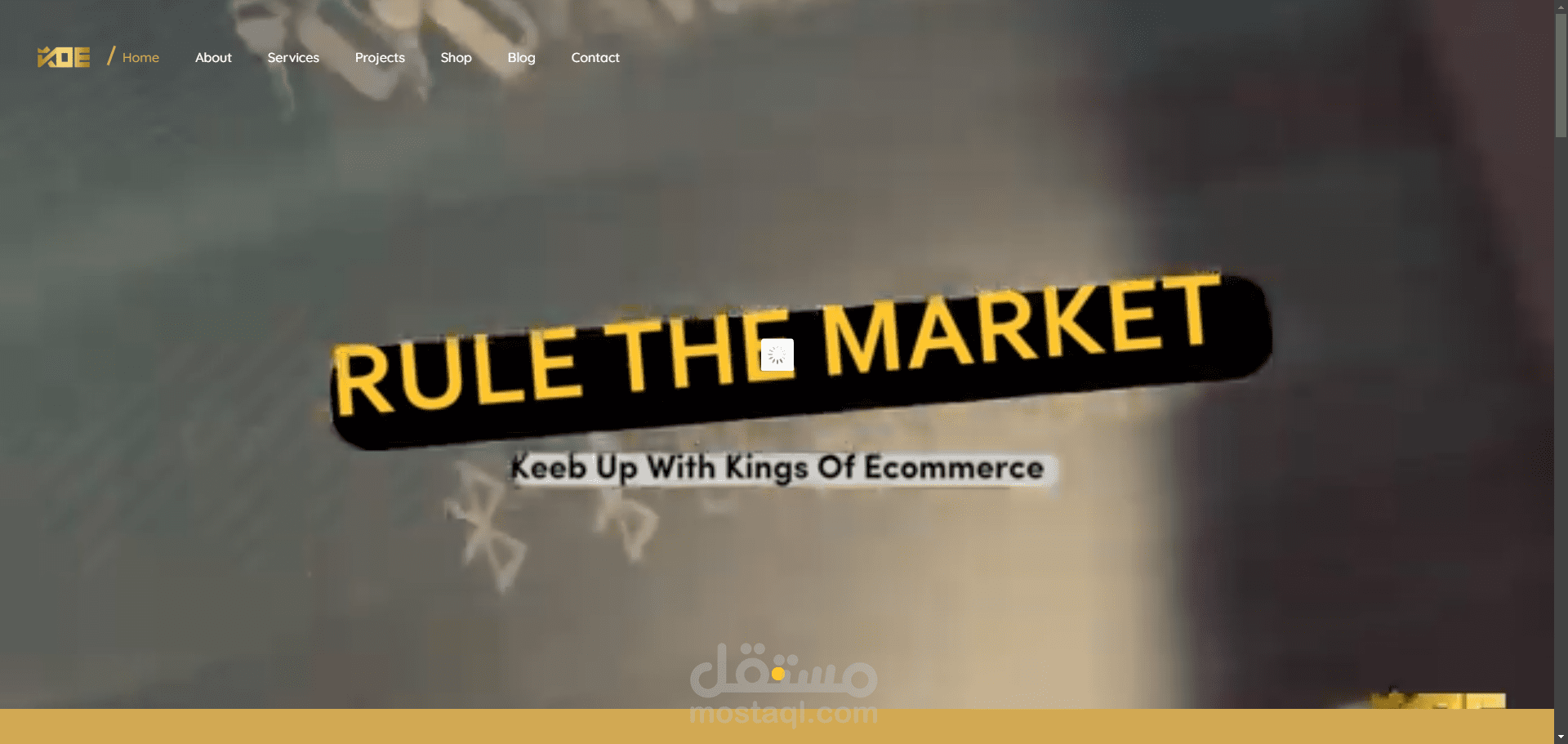 تصميم موقع Kings of E-commerce