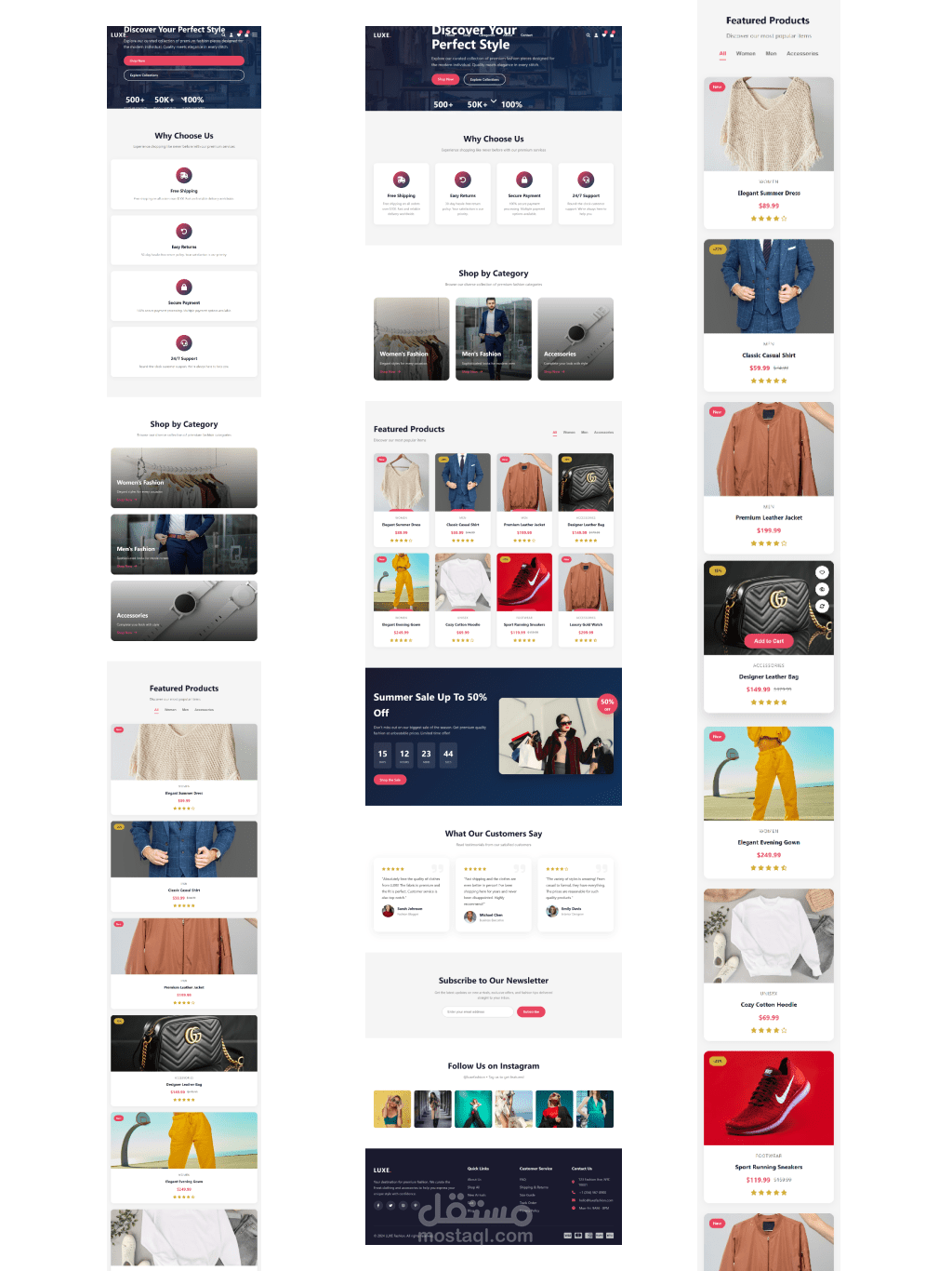 LUXE – تجربة تسوق أونلاين فاخرة للأزياء الراقية