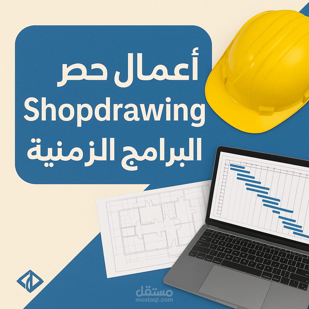 أعمال رسومات تنفيذية (Shopdrawings) لمنشآت سكنية