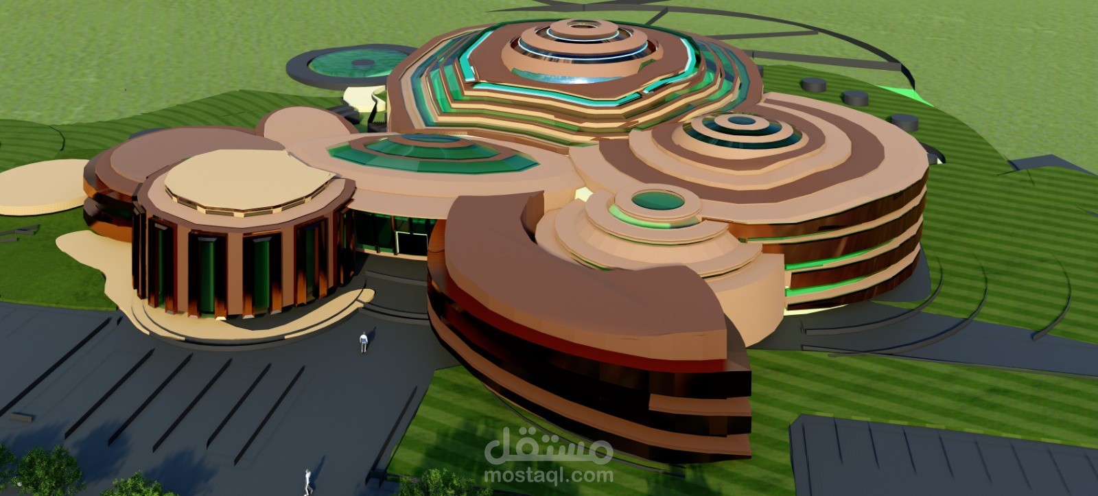 تصميم كتل 3d عن طريق البرامج المعمارية