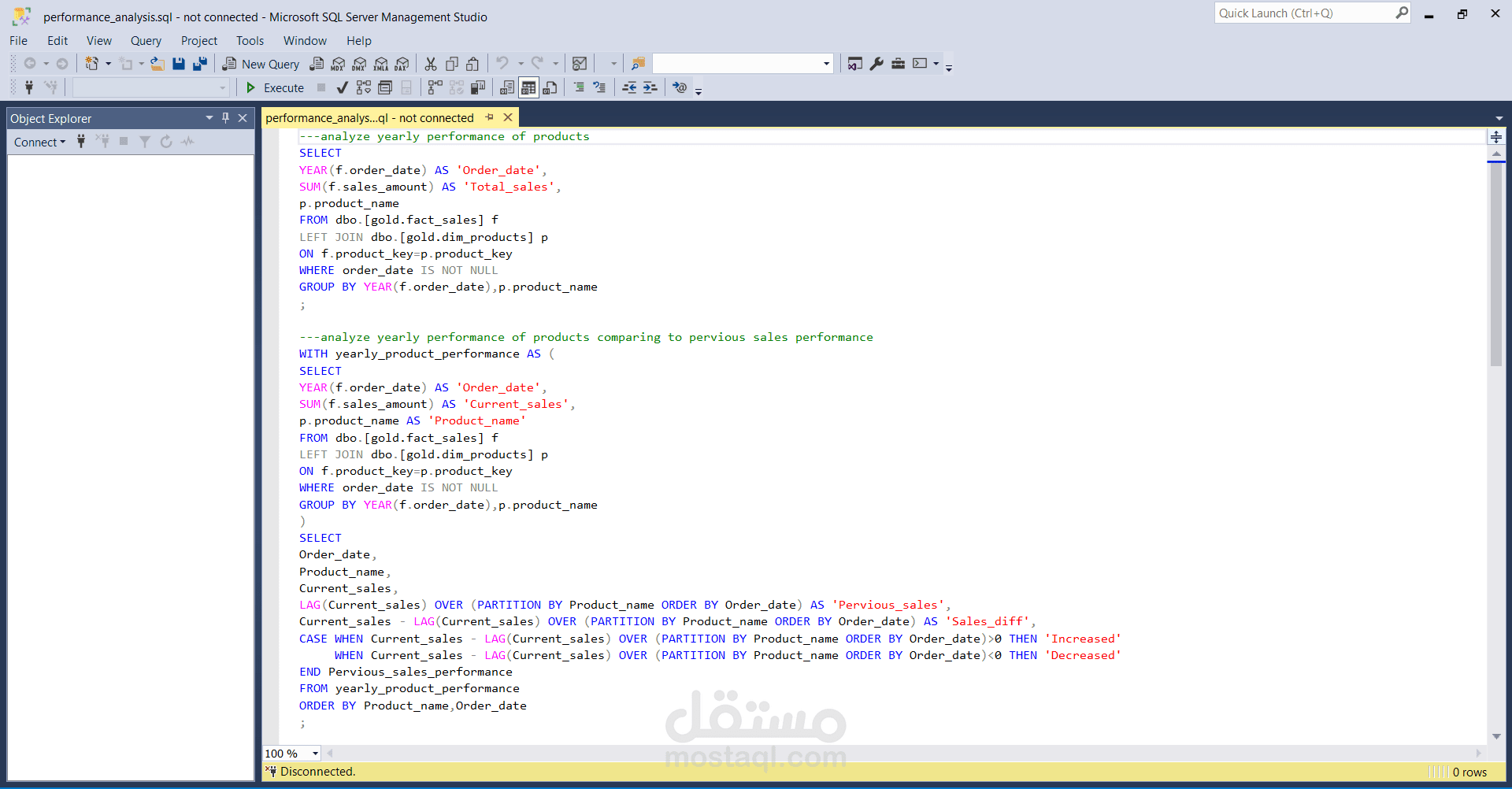 Sales Analysis Using SQL