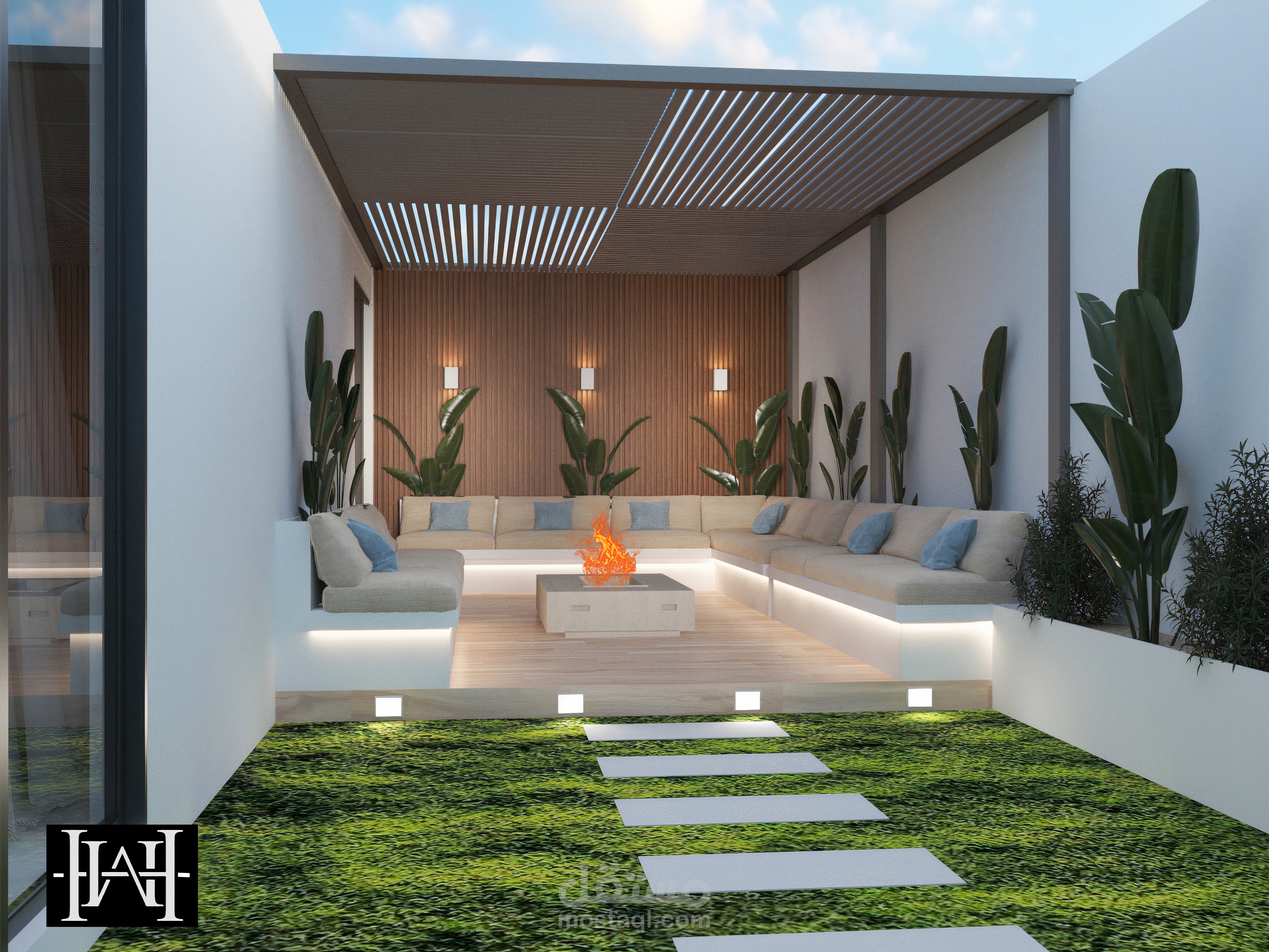 تصميم حديقة