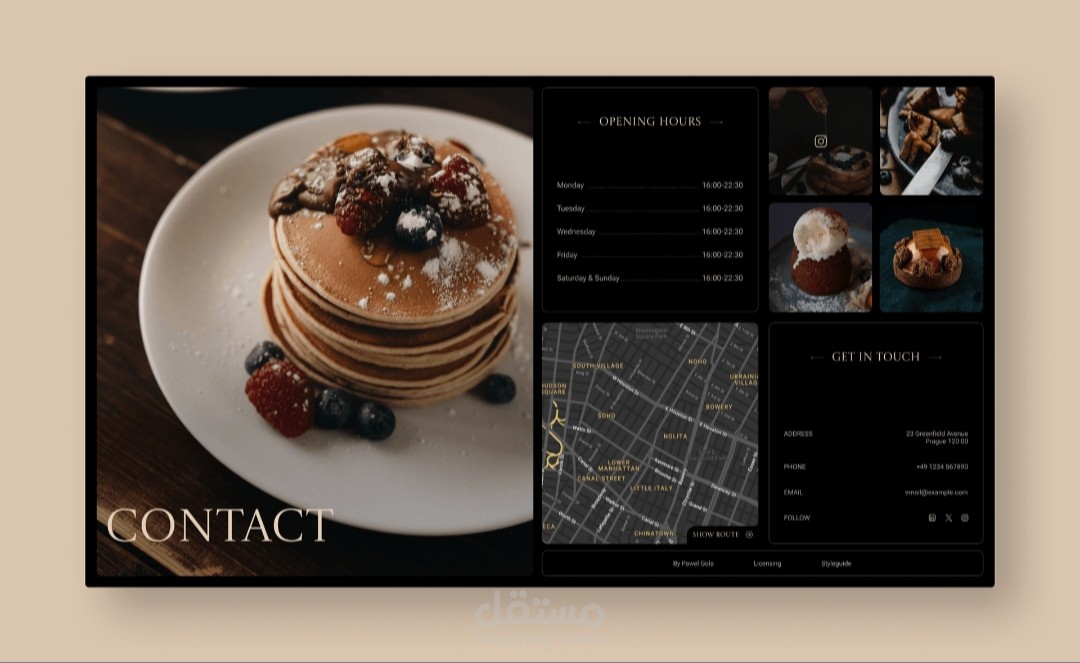 Contact page