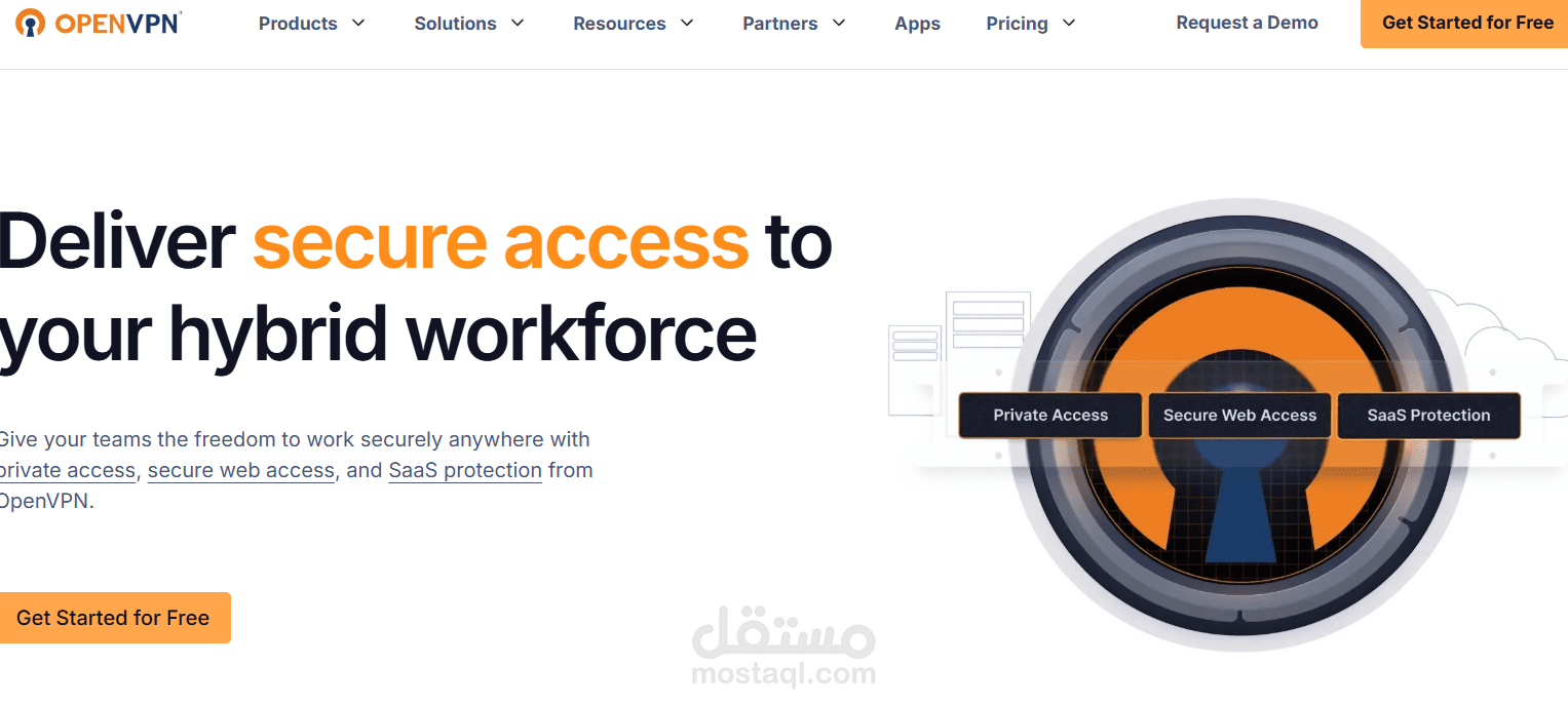 برمجة وانشاء اتصال VPN  عن طريق openVPN