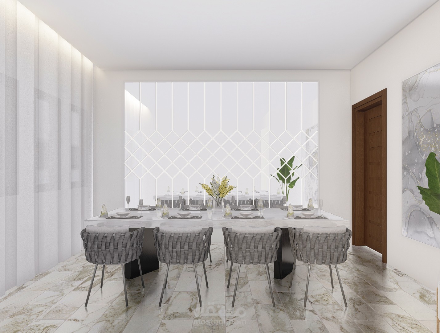 Elegant dining room
