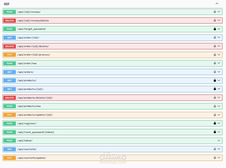 E-Market API System