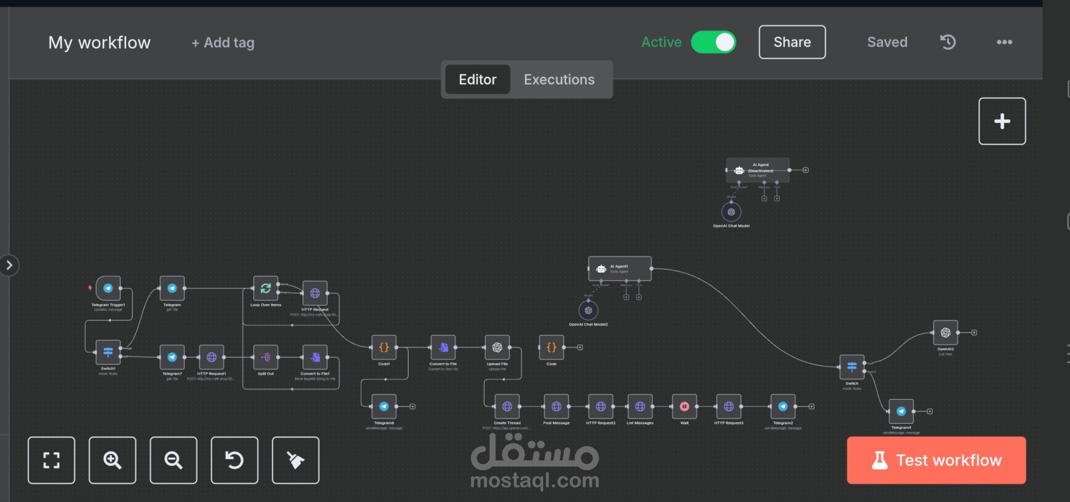 مساعد قانوني ذكي لتحليل القضايا الجنائية عبر تيليجرام