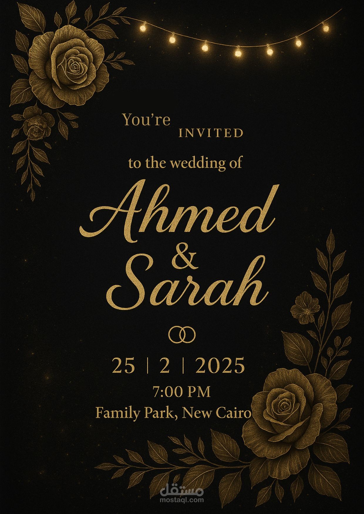 Wedding invitation design