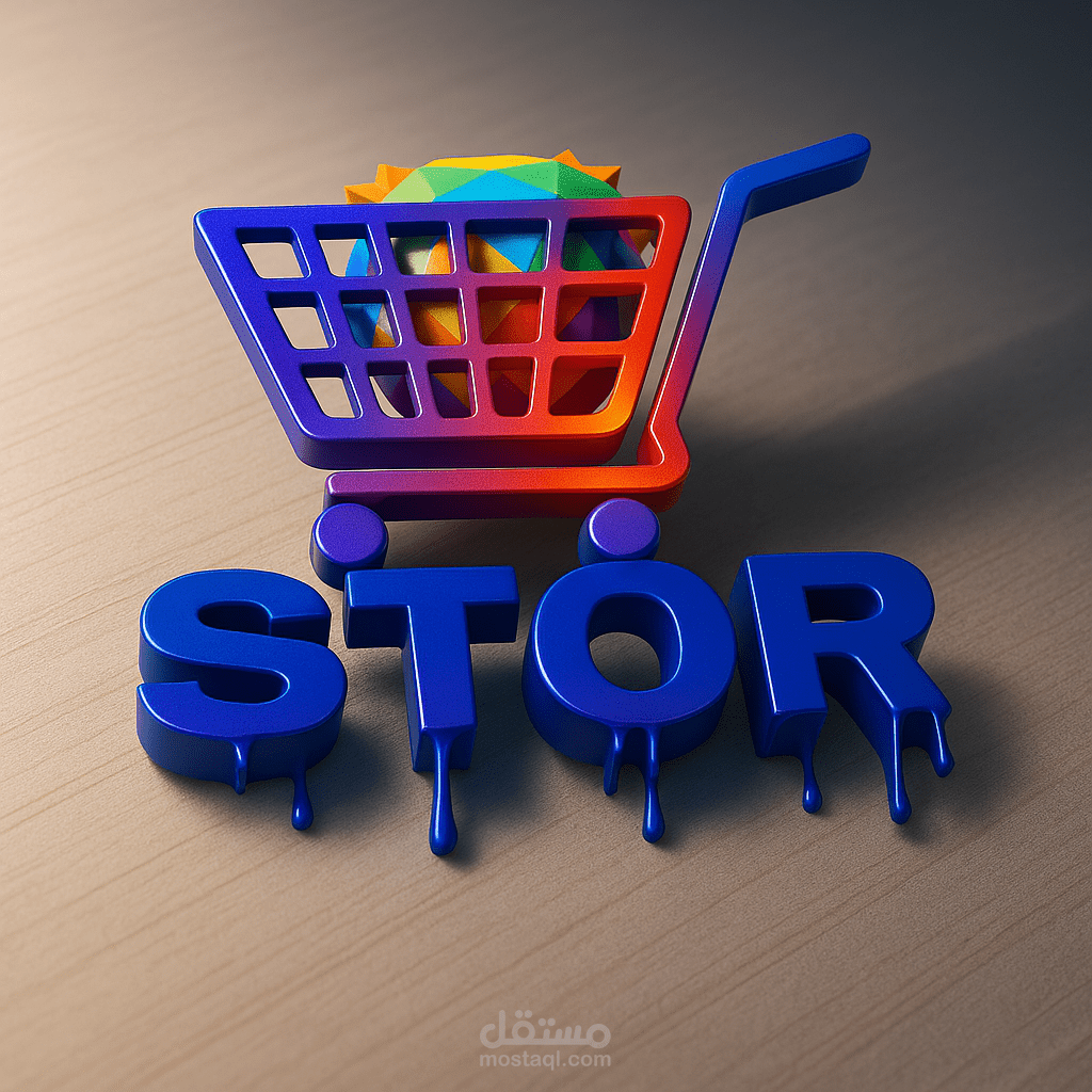 تصميم شعار ثلاثي الأبعاد فخم وعصري يعكس هوية علامتك التجارية