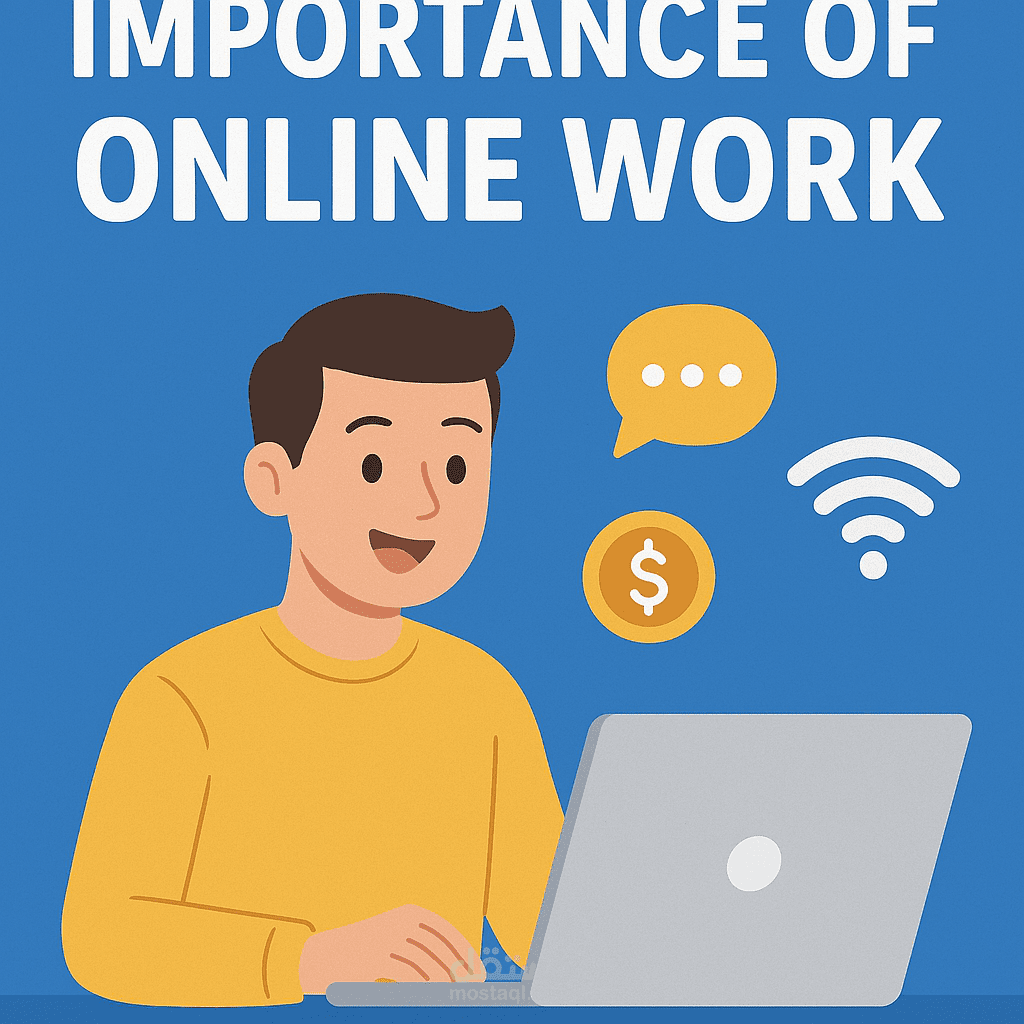 أهمية العمل عبر الإنترنت