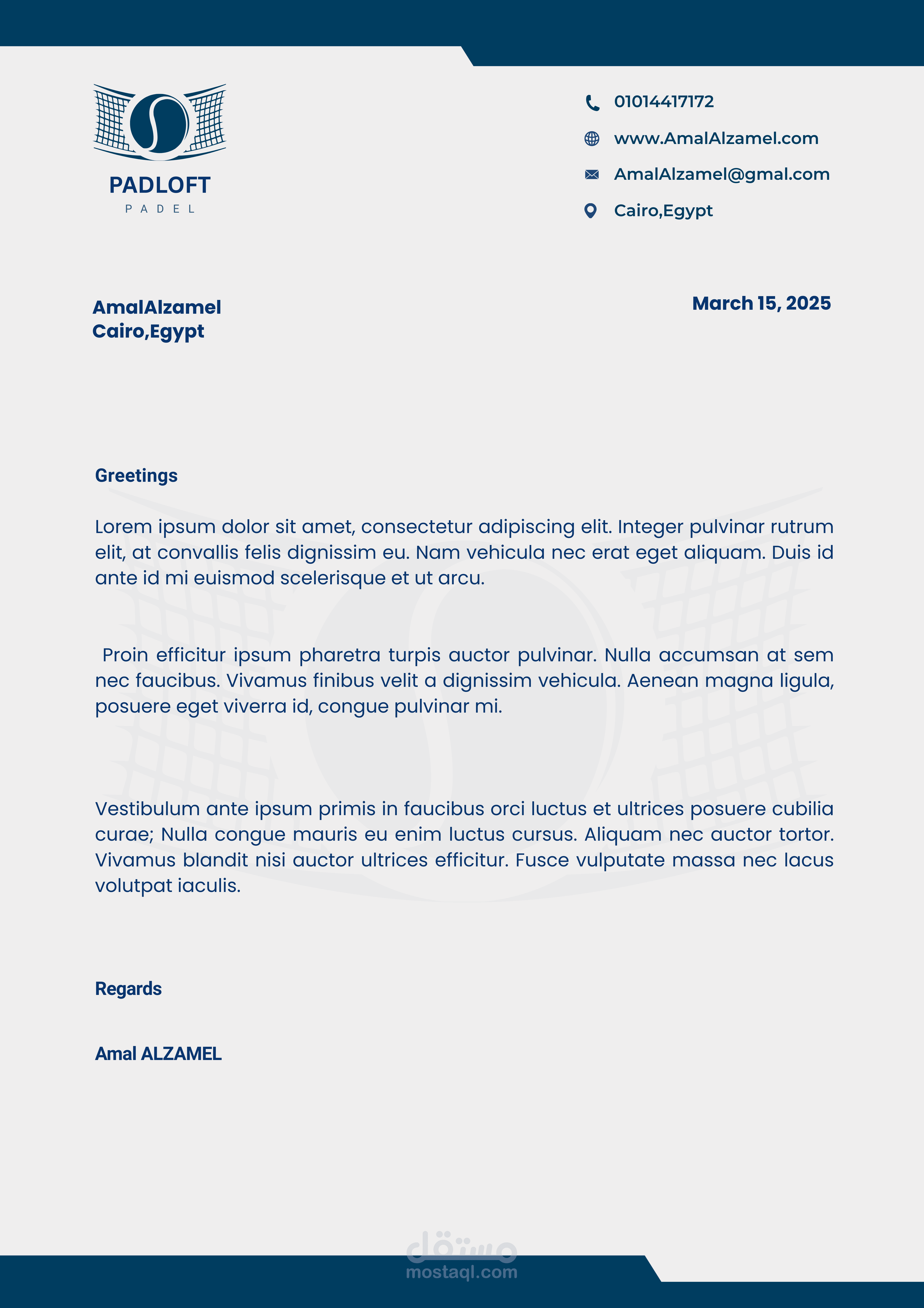 LETTERHEAD