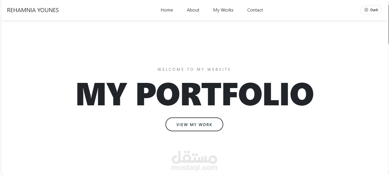 إنشاء موقع Portfolio مع لوحة تحكم باستخدام Laravel و Bootstrap