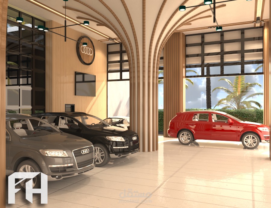 معرض سيارات شركة أودي