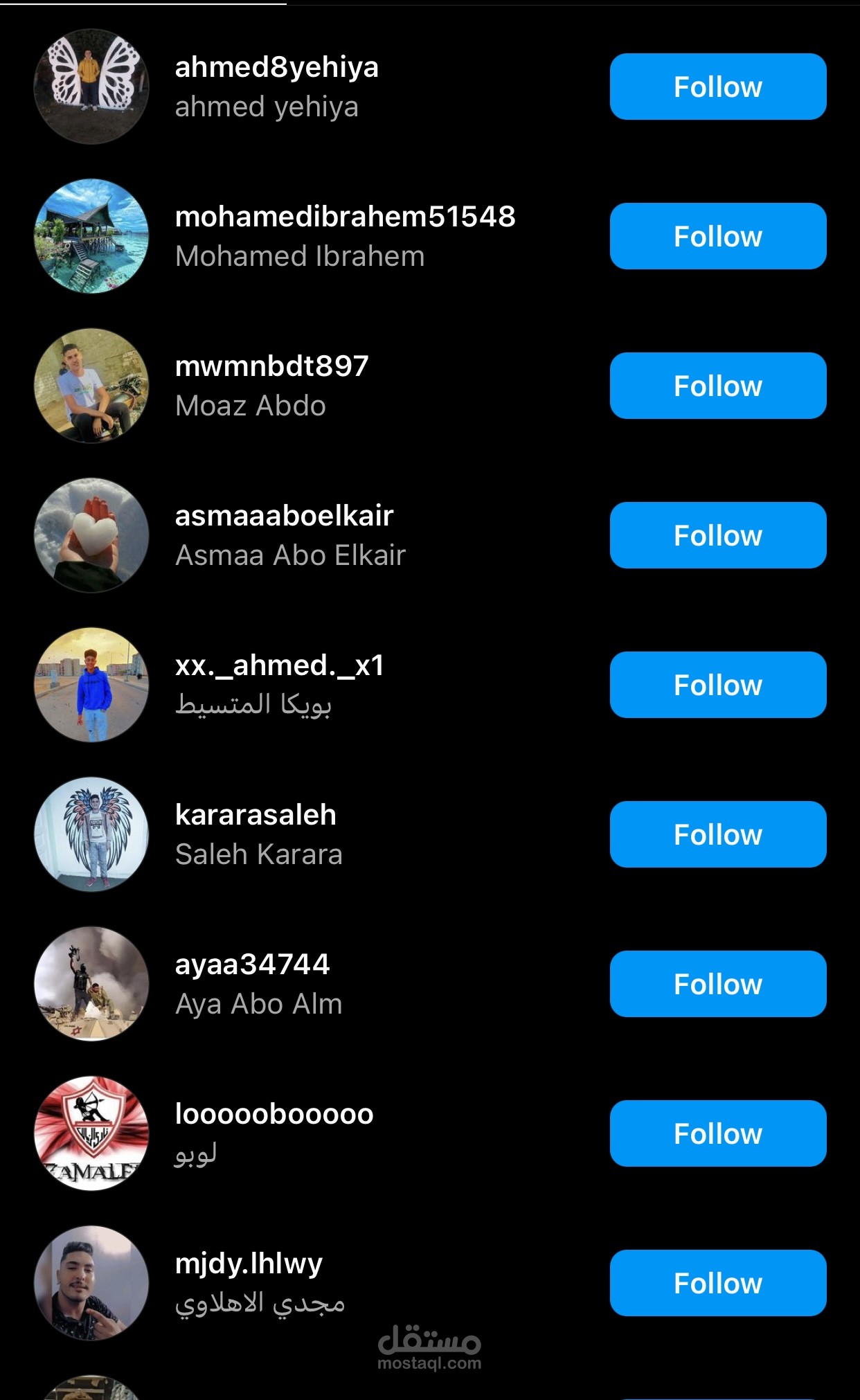 زياده متابعين انستغرام حسابات مصريه وبها صور شخصيه