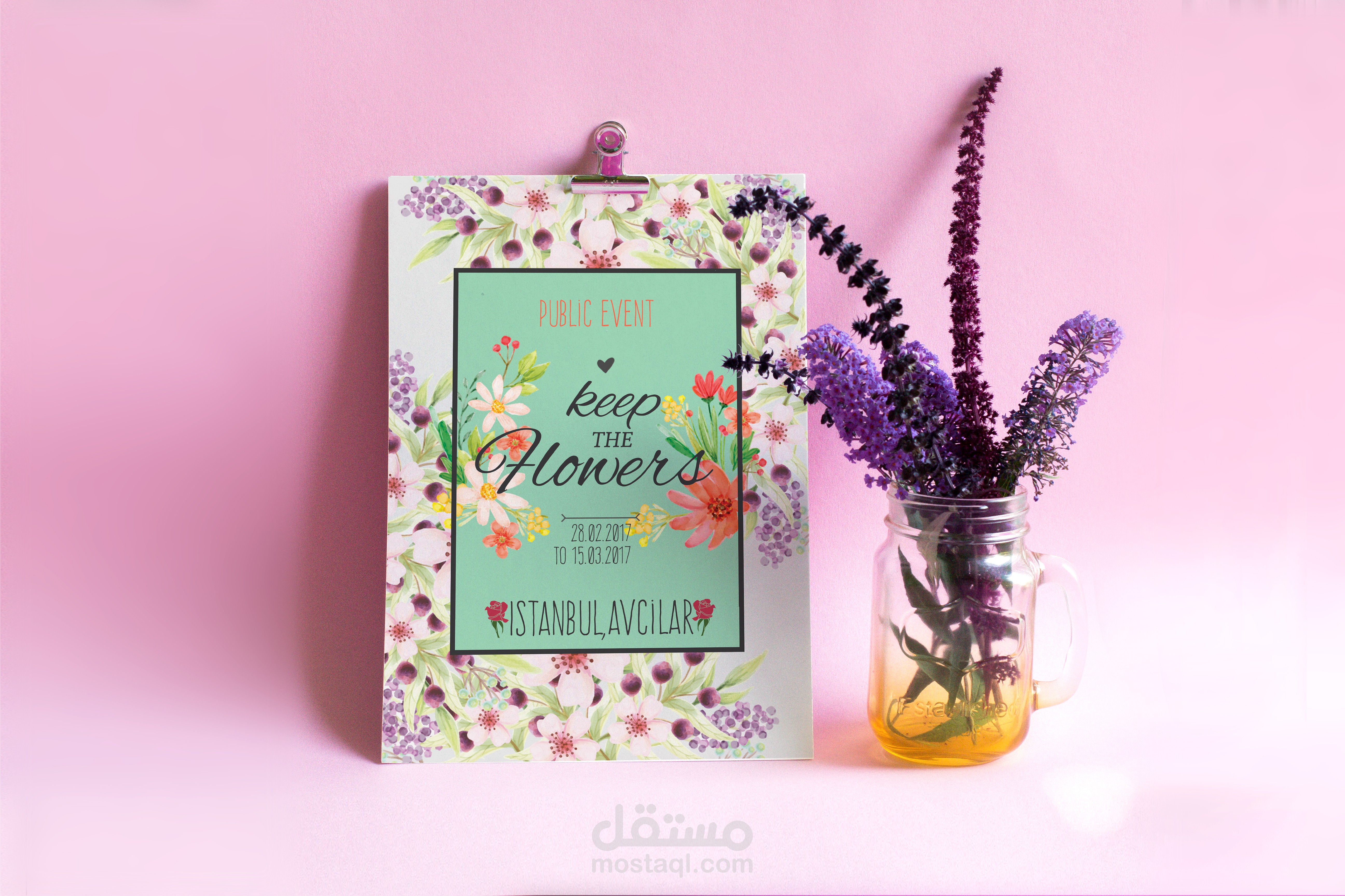 Poster for event in Istanbul