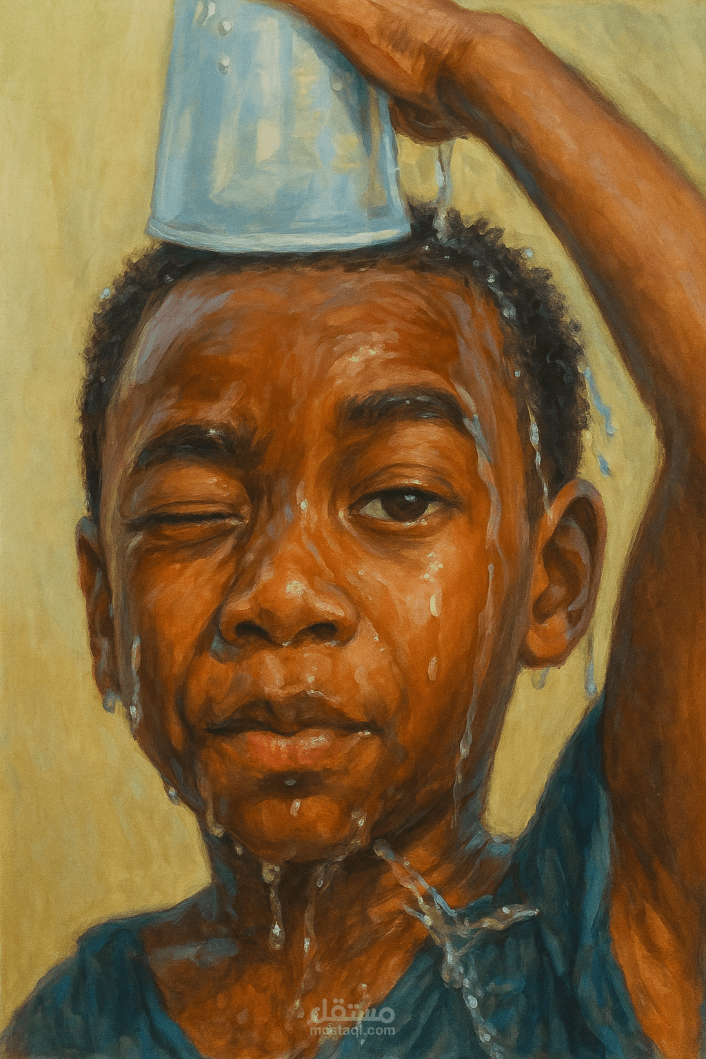 "رسم بورتريه واقعي يدوي