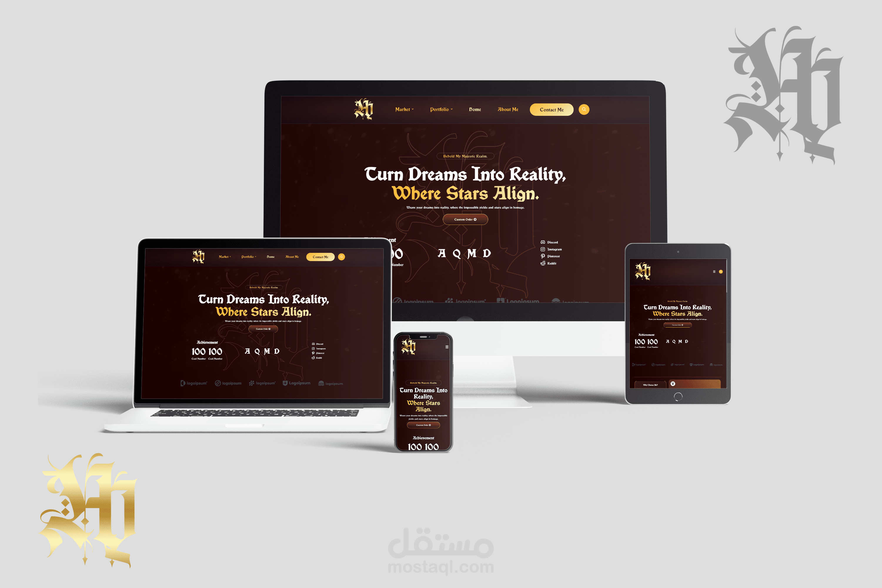 موقع بورتفوليو خاص