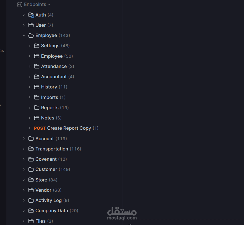 Backend Laravel ERP System API's