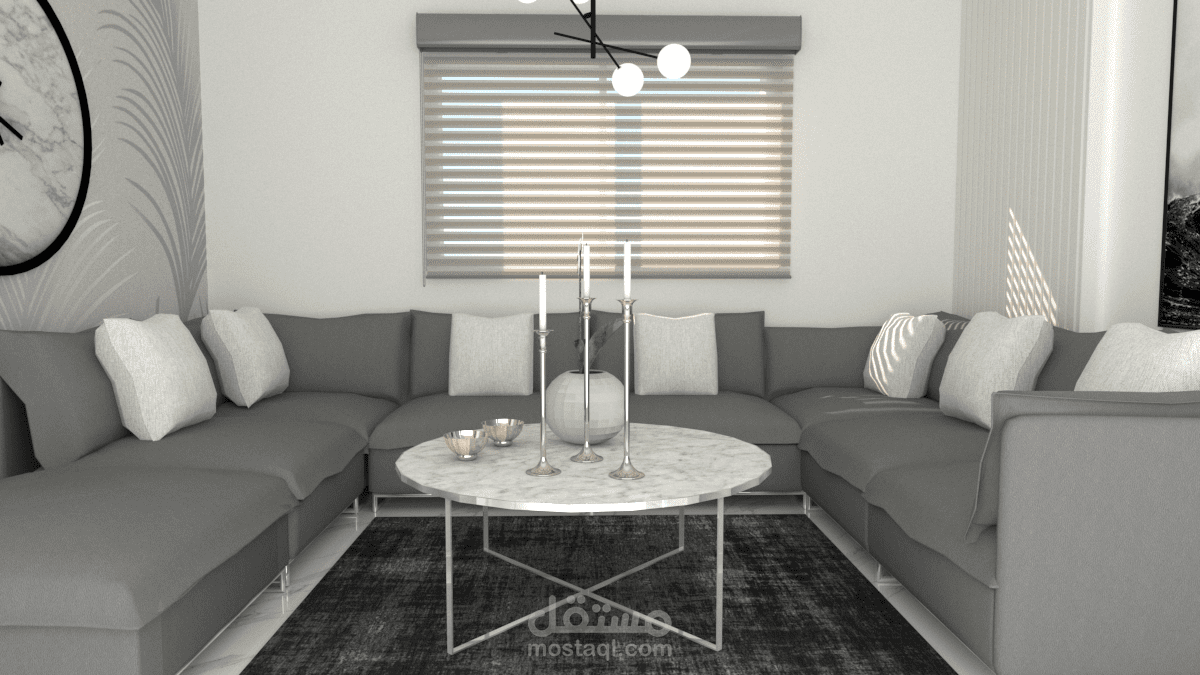تصميم داخلي لشقة سكنية