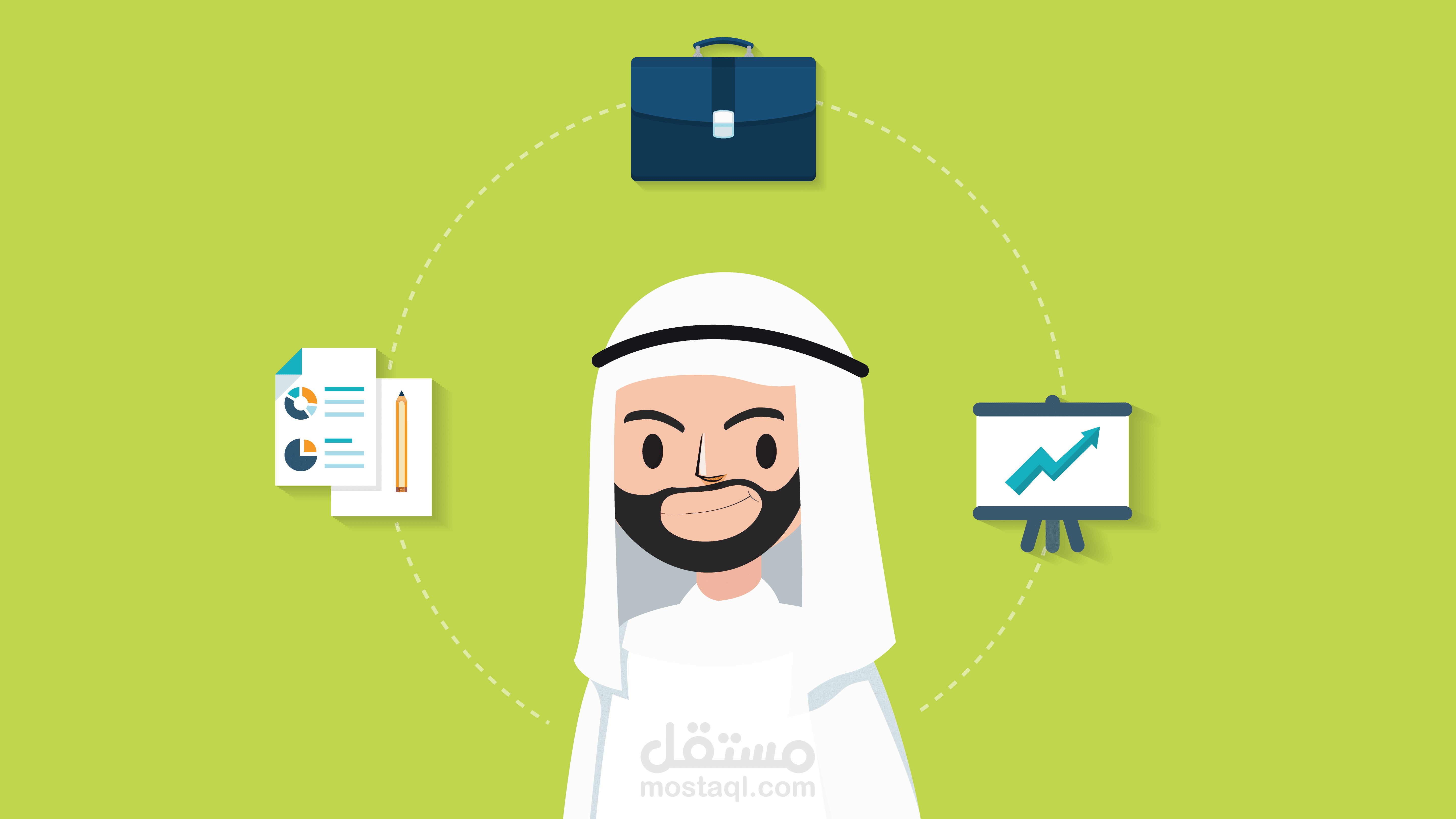 موشن جرافيك تعريفي عن مدونة اكتمال