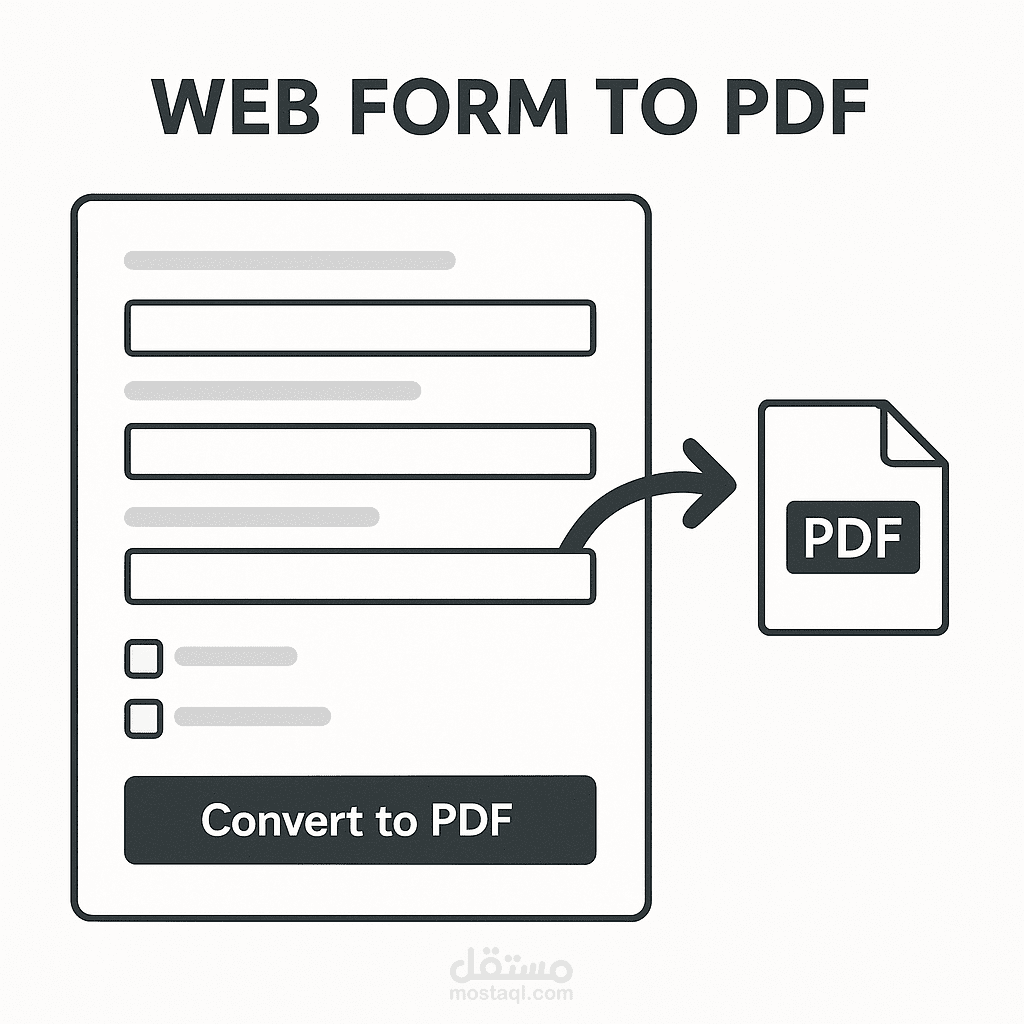 المشروع: تطوير ونشر تطبيق ويب لتحويل النماذج عبر الإنترنت إلى PDF باستخدام Django