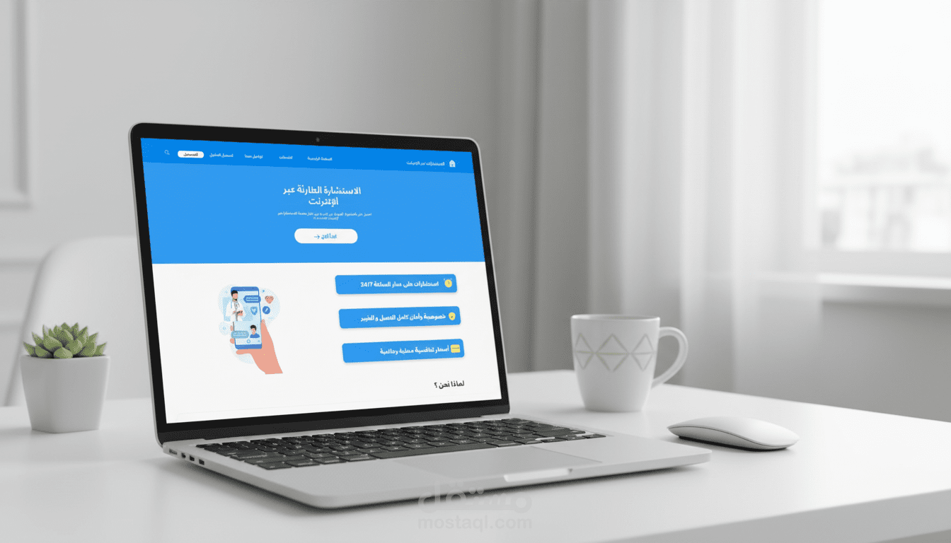 استشارتي- منصة استشارات عبر الإنترنت istisharti - online consultation platform