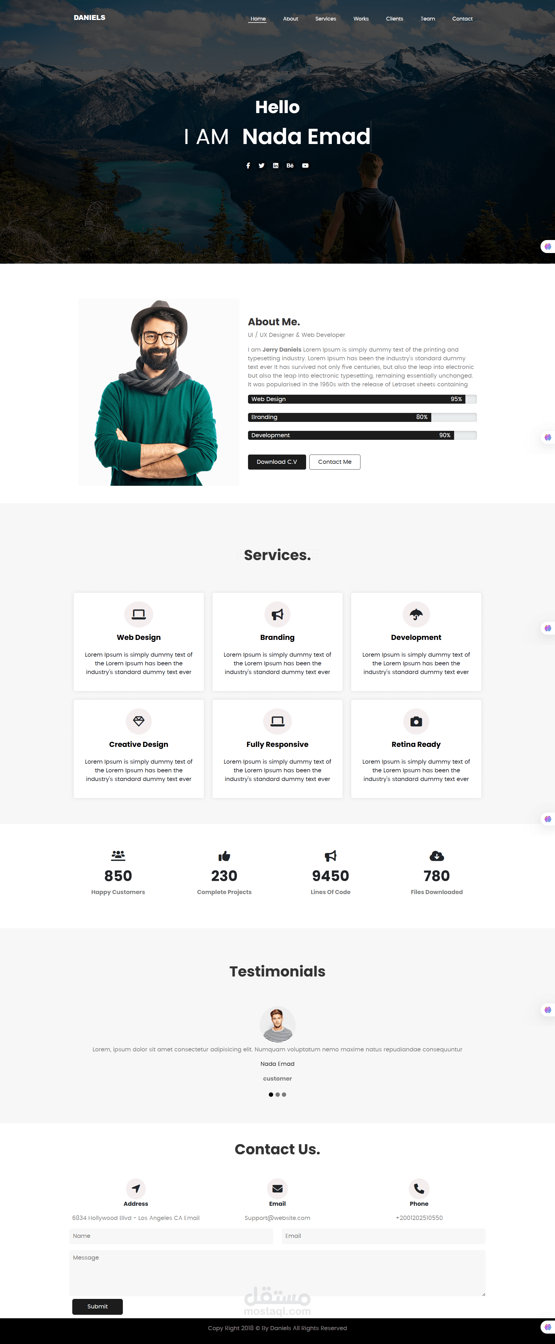 simple web