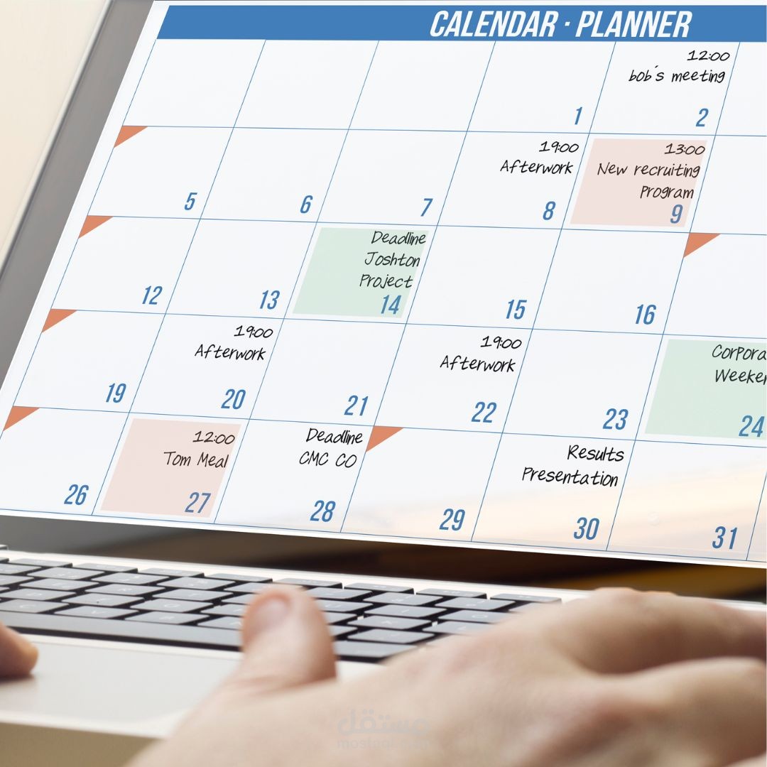 إعداد تقويم محتوى تسويقي احترافي | Content Calendar