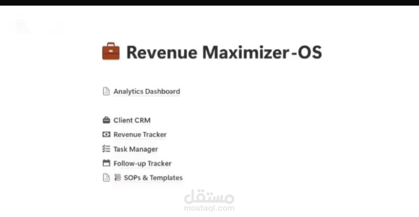 Revenue Maximizeer-OS