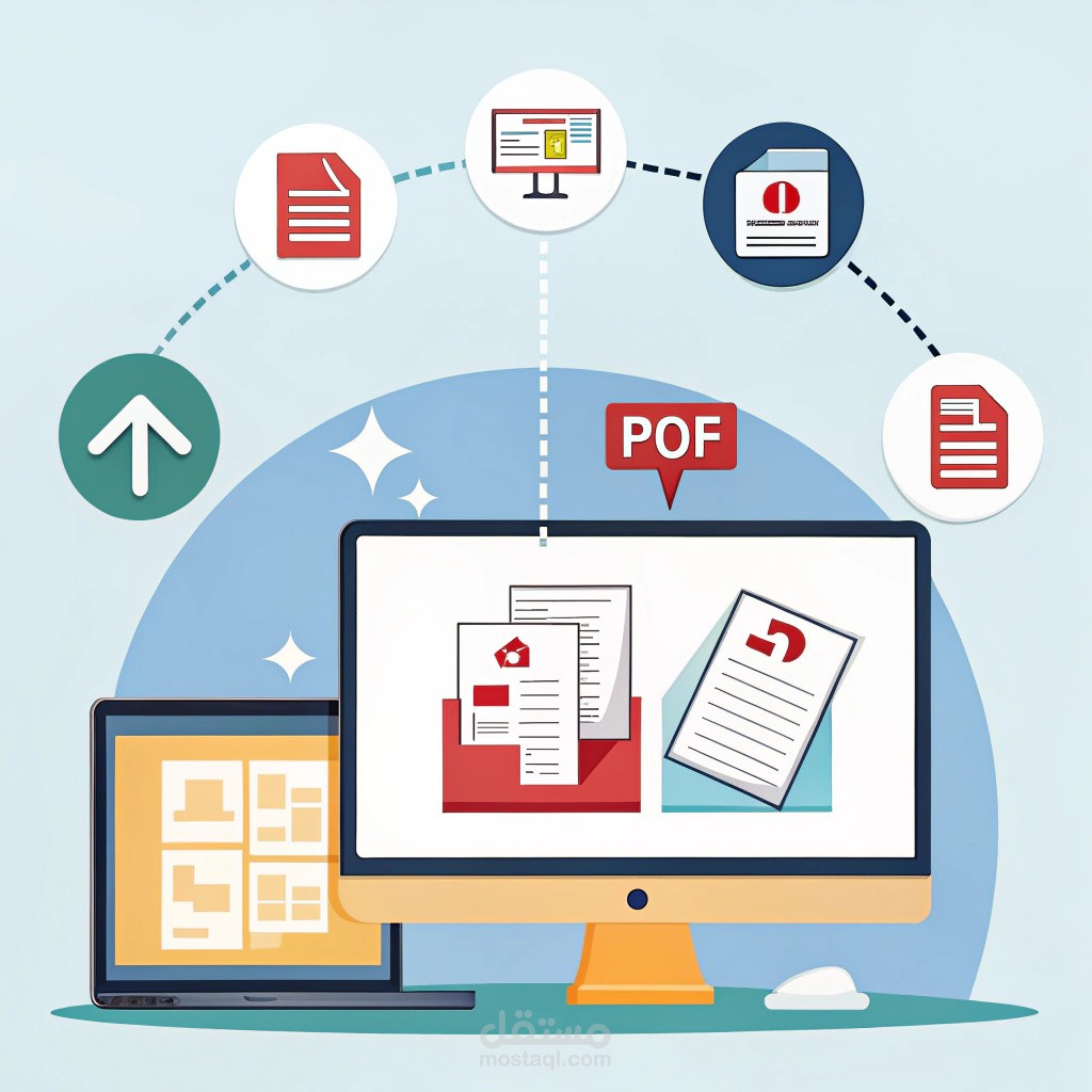 تحويل ملفات pdf الي الصيغة التي تفضلها أو العكس