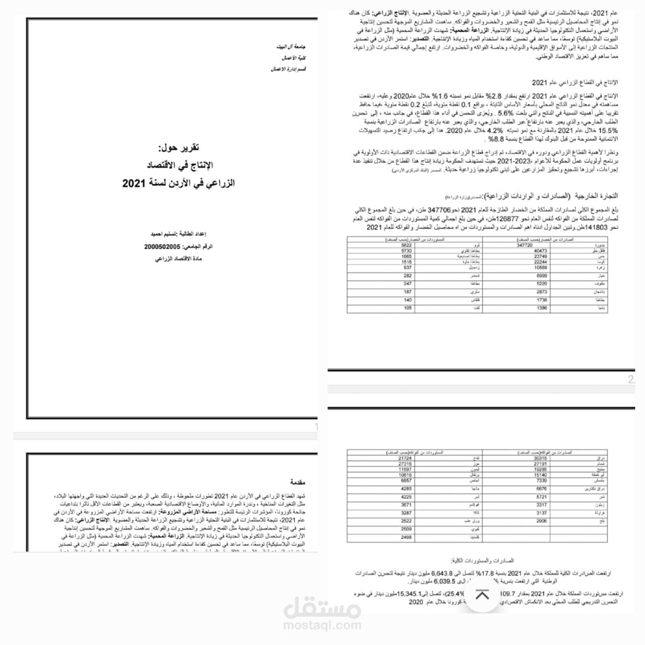 كتابة تقرير