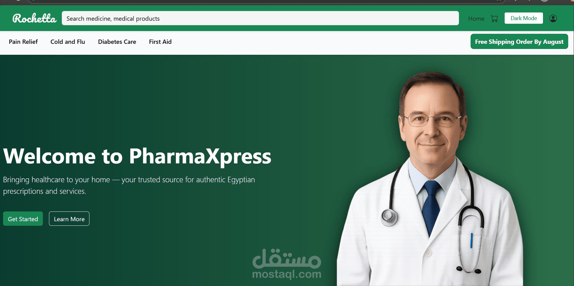 صيدليه "Rochetta" لسهوله تصفح وشراء الادويه"full stack"