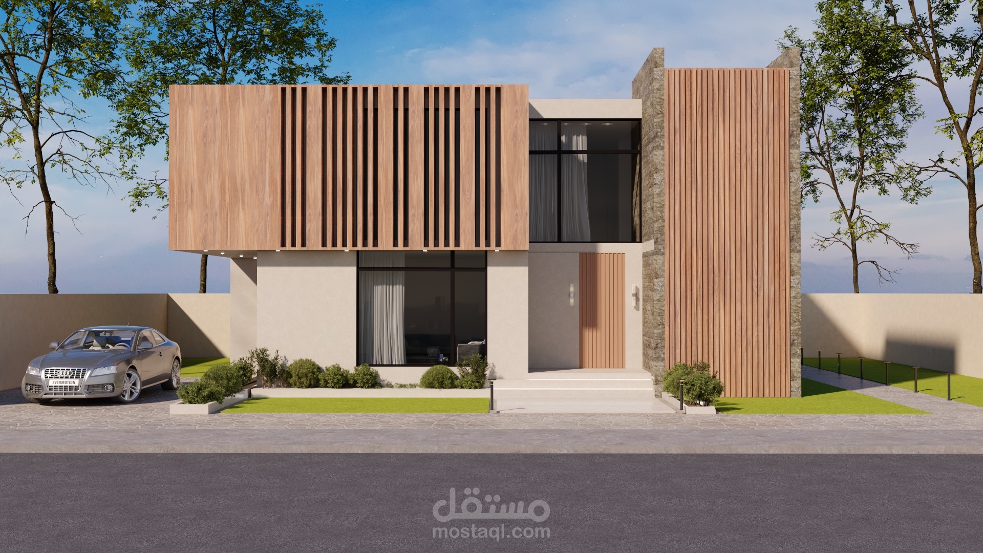 تصميم فيلا مودرن