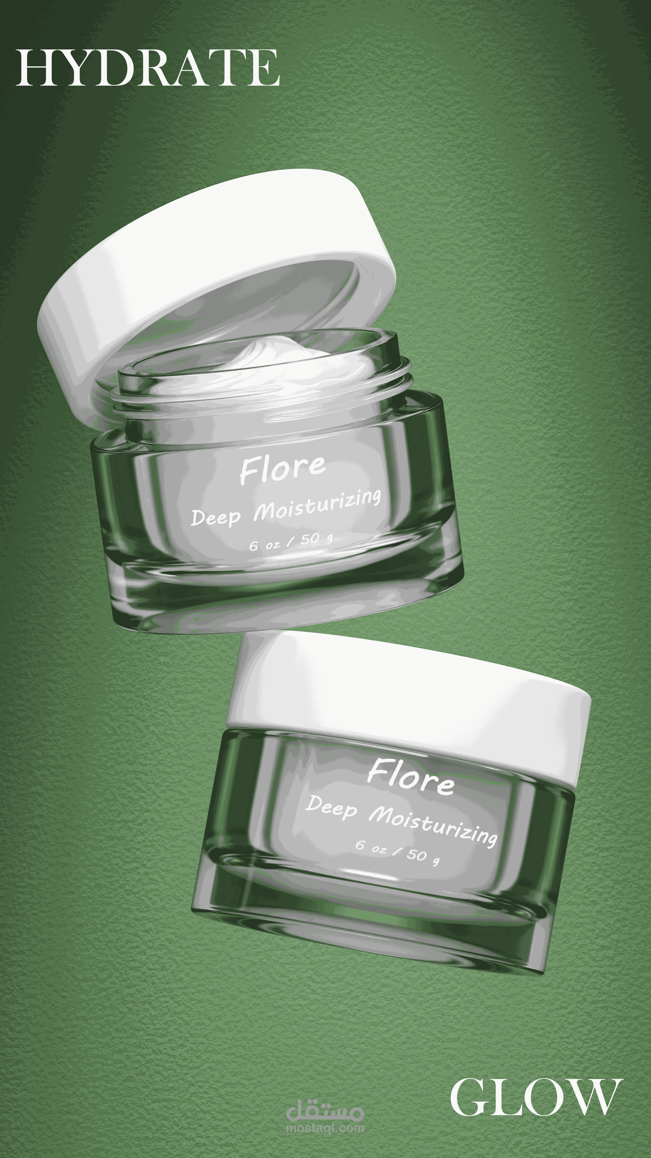 Cream Jar 3D Design