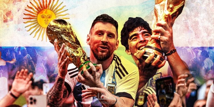 ميسي ومارادونا