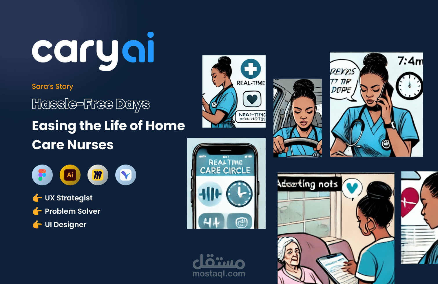 Caryfy pro app - Easing the Life of Home Care Nurses