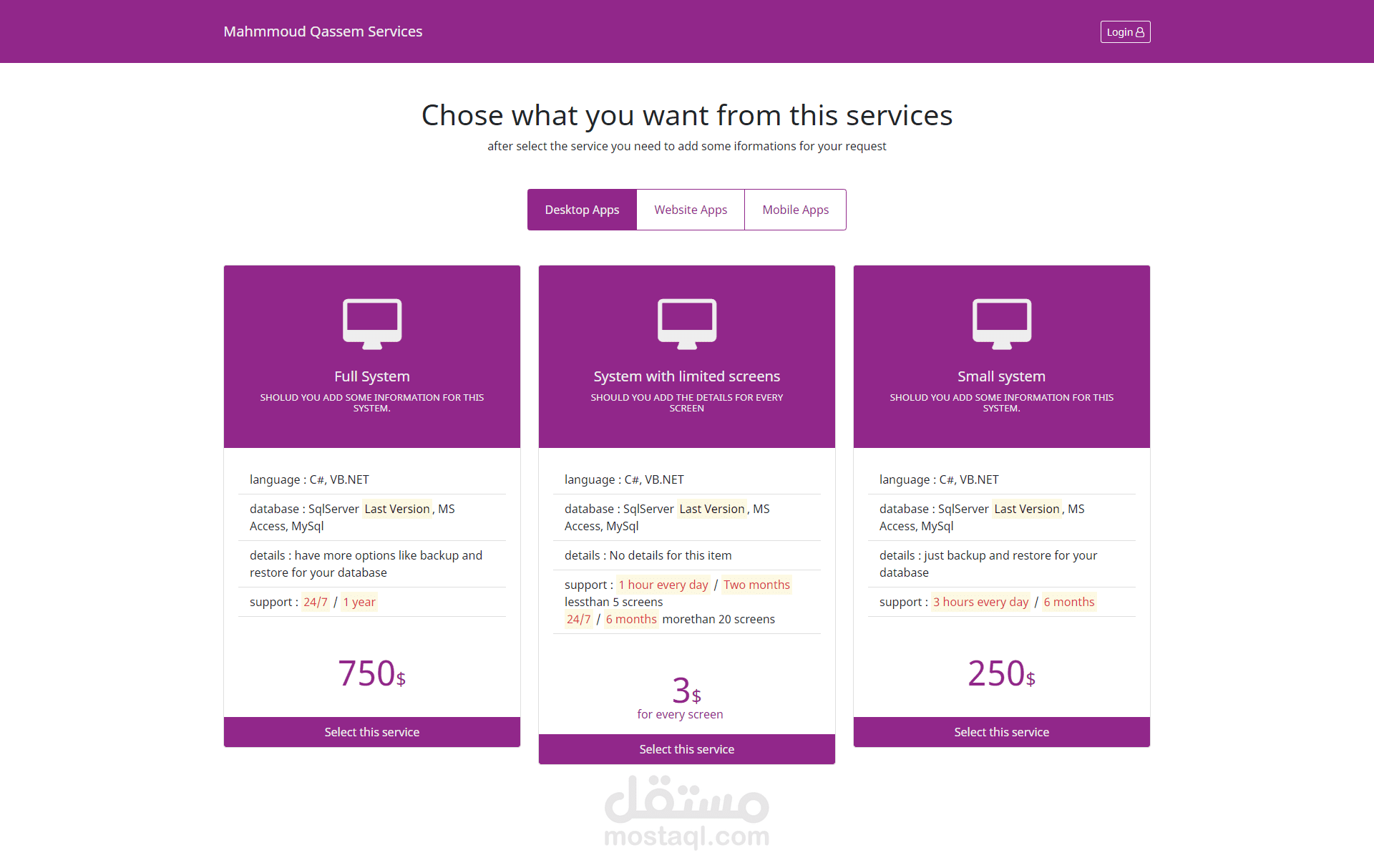 Mahmmoud Qassem Developer - Services